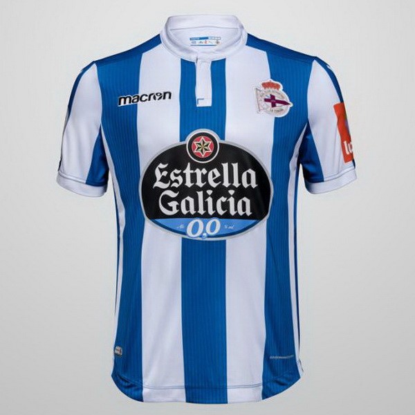 Maillot Football Deportivo La Corogne Domicile 2018-19 Bleu